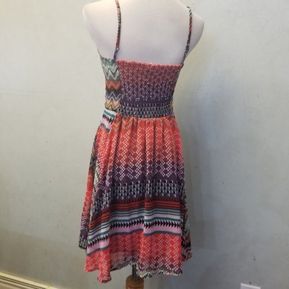 Love Fire mulit-colored flowie dress (280) - Picture 4 of 7